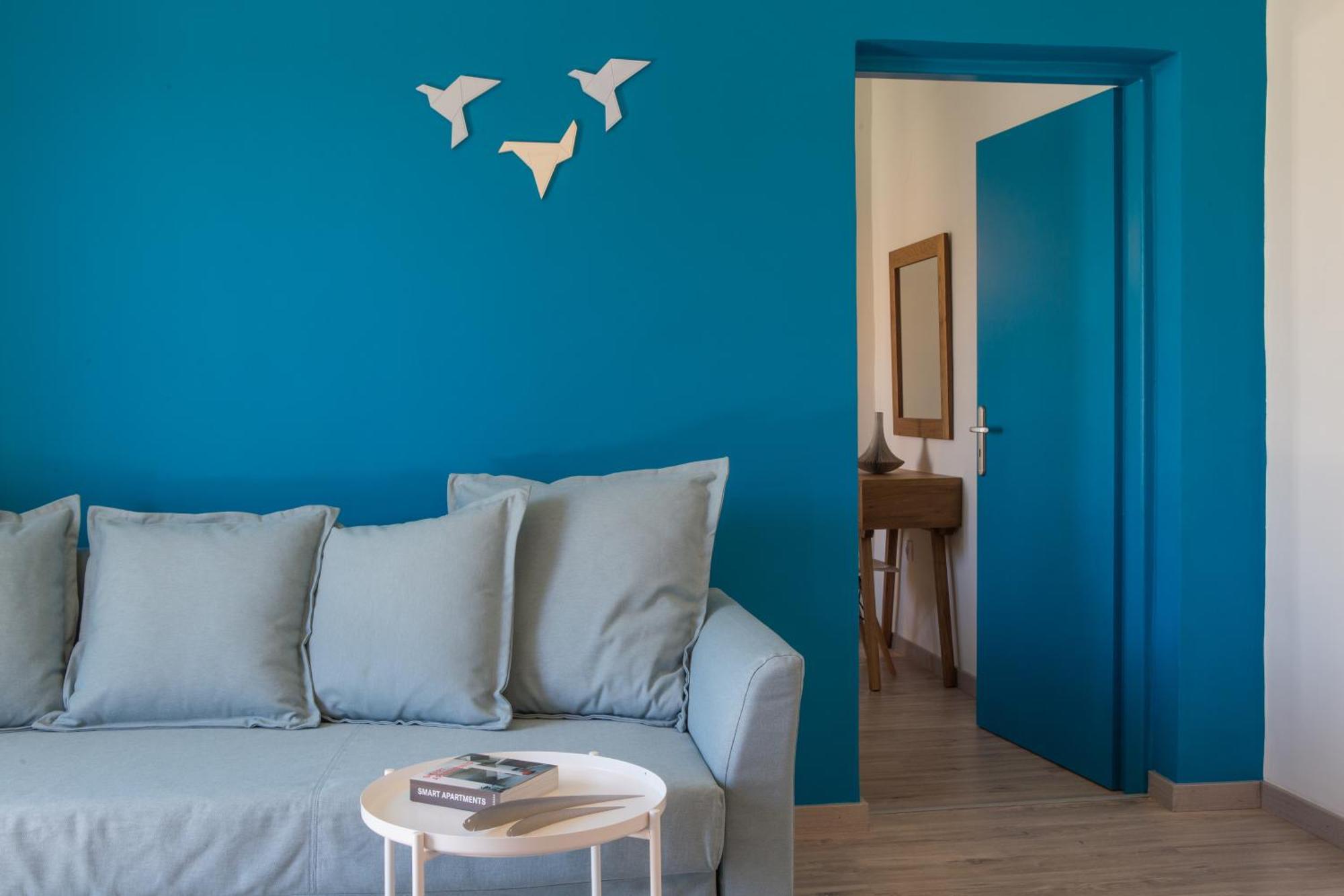 Anemi Blue Apt, Suitable Up To 4, Near The Beach! Rethymno Esterno foto
