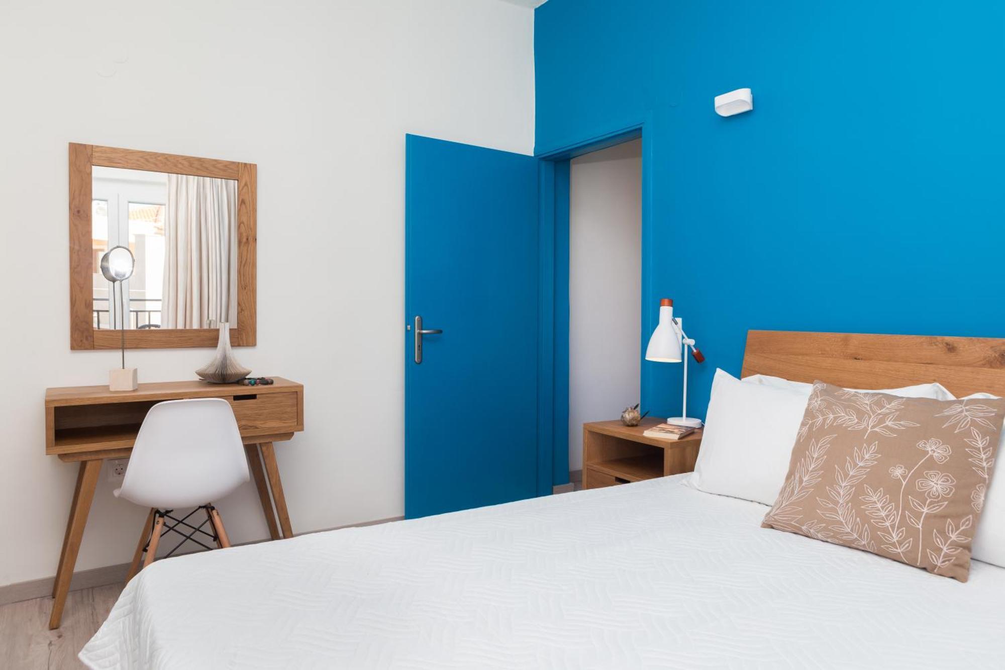 Anemi Blue Apt, Suitable Up To 4, Near The Beach! Rethymno Esterno foto