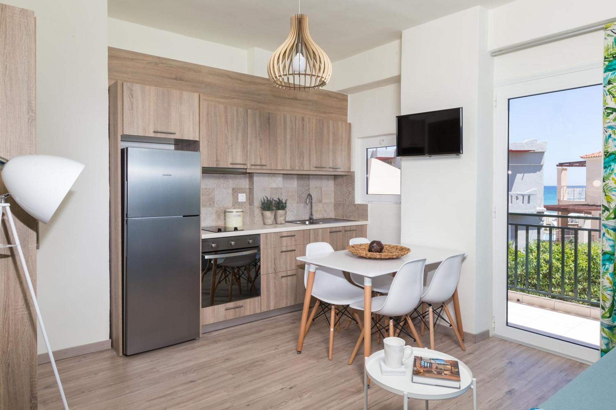 Anemi Blue Apt, Suitable Up To 4, Near The Beach! Rethymno Esterno foto