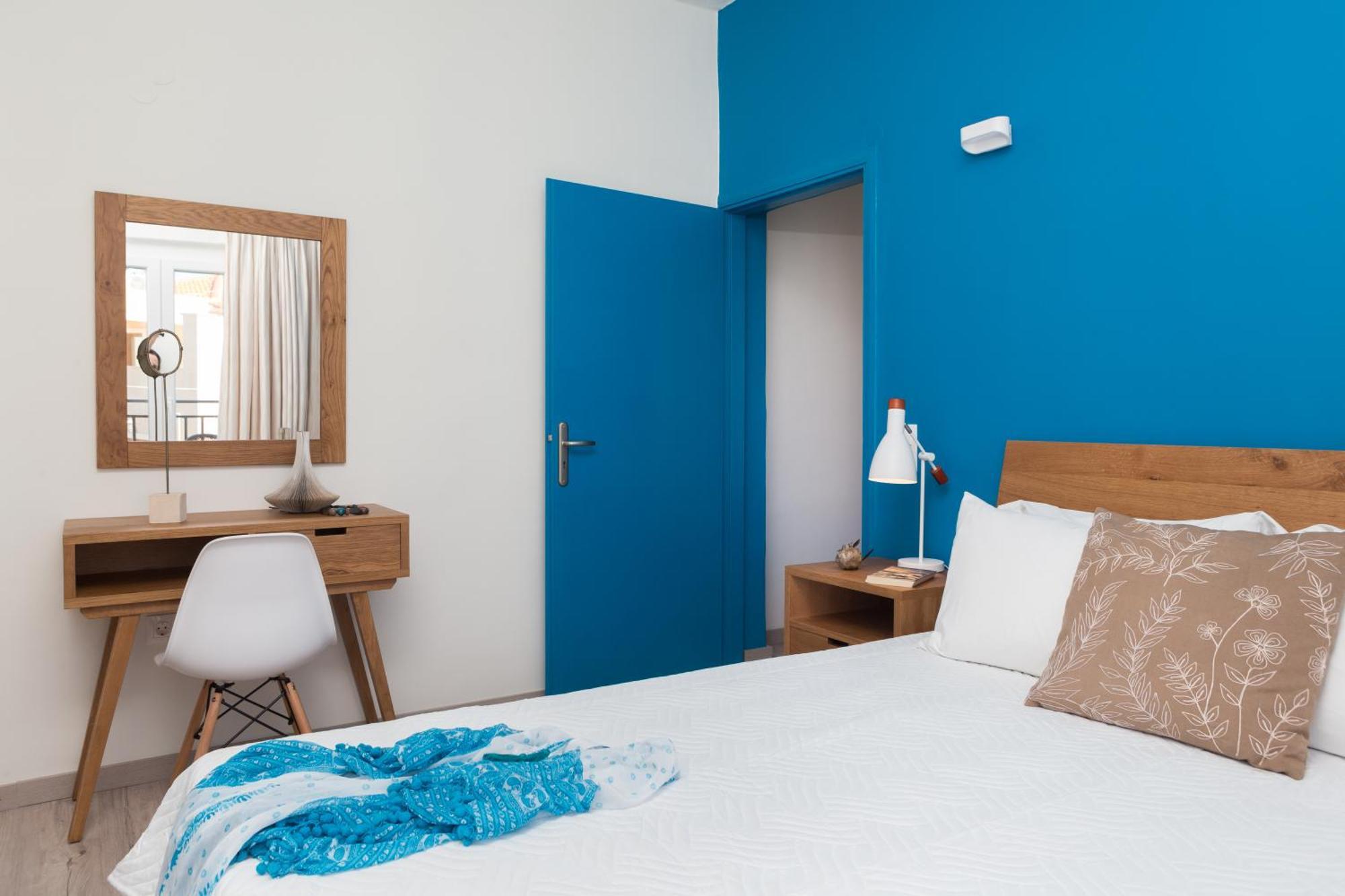 Anemi Blue Apt, Suitable Up To 4, Near The Beach! Rethymno Esterno foto